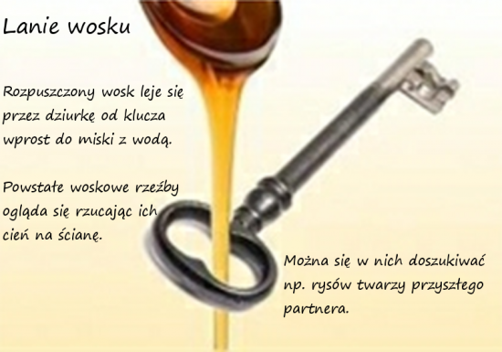 Lanie wosku w andrzejki